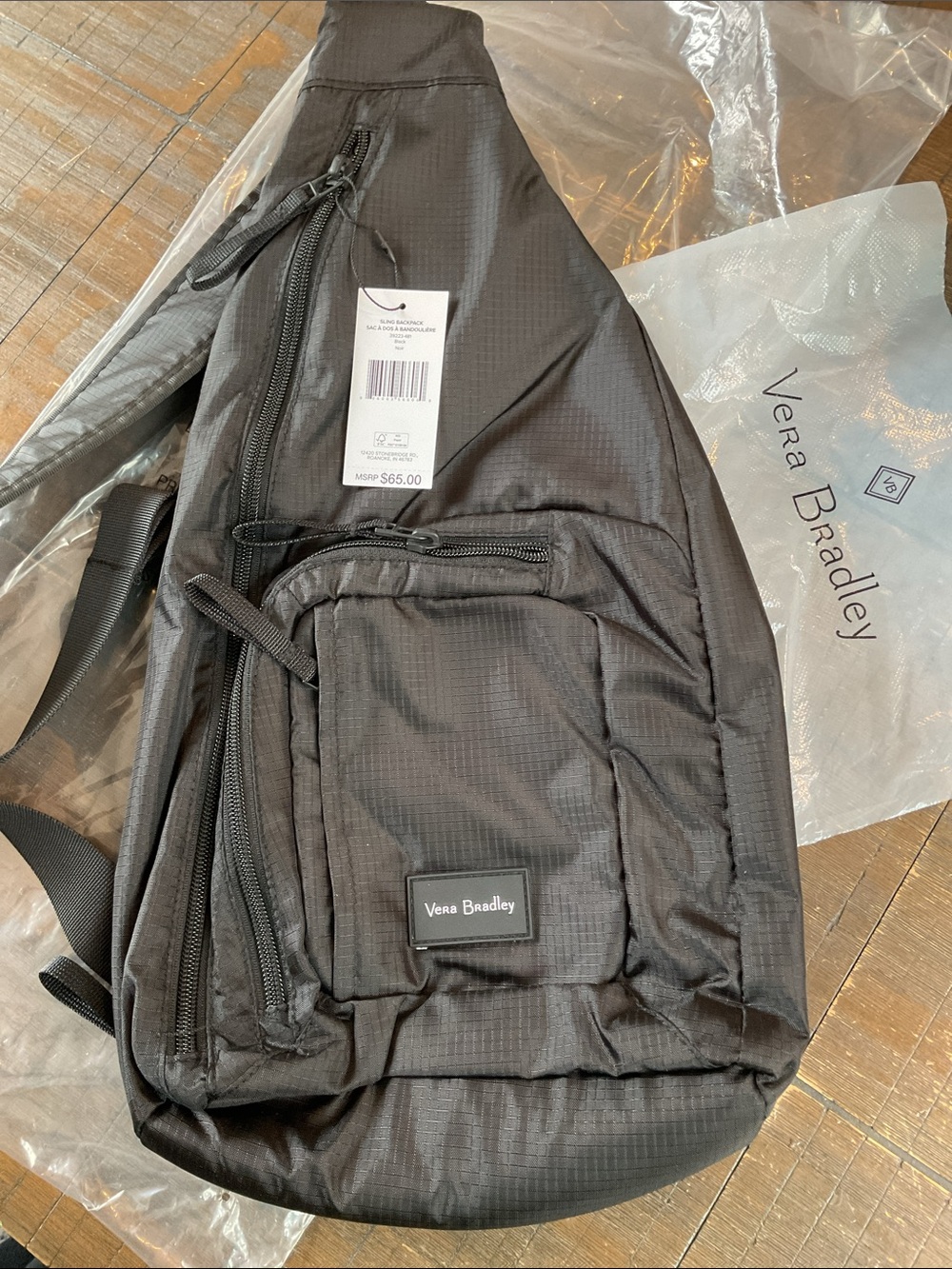 🌸Vera Bradley Ripstop Slingback Backpack - Picture 6 of 8